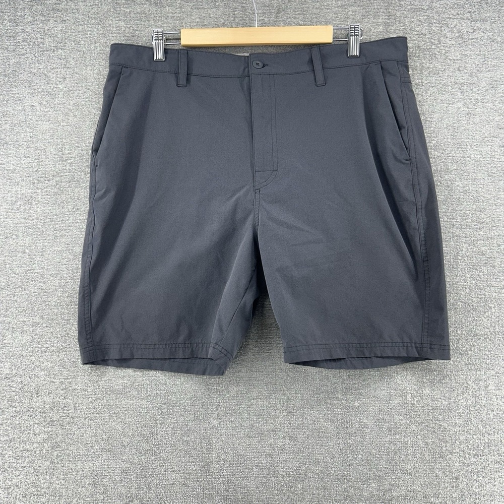 Saxx Go To Town 2N1 Shorts Men Size 36 Gray Ballpark Pouch Activewear